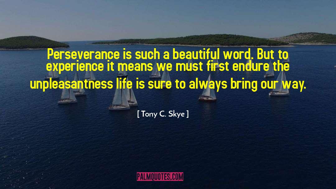 Life Signature quotes by Tony C. Skye