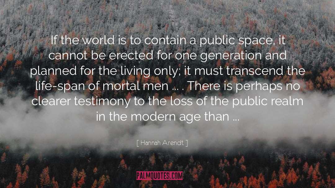 Life Span quotes by Hannah Arendt