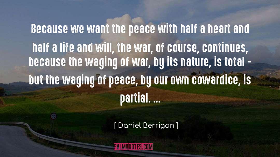 Life Stability quotes by Daniel Berrigan