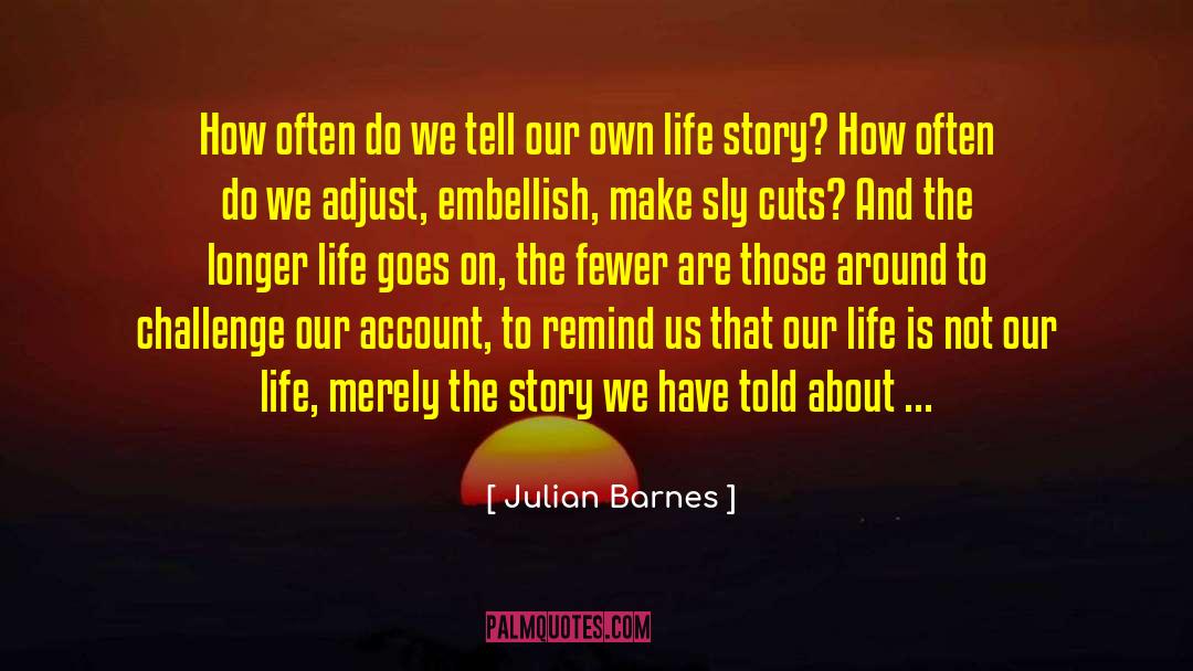 Life Story quotes by Julian Barnes