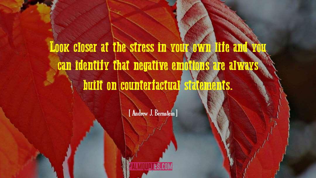 Life Stress quotes by Andrew J. Bernstein