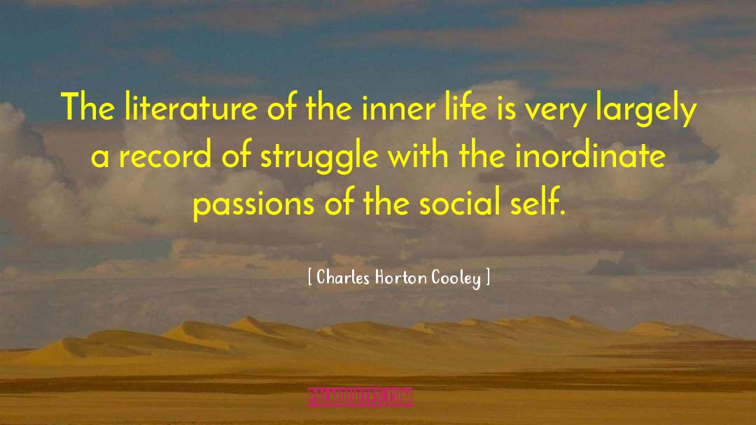 Life Struggle quotes by Charles Horton Cooley