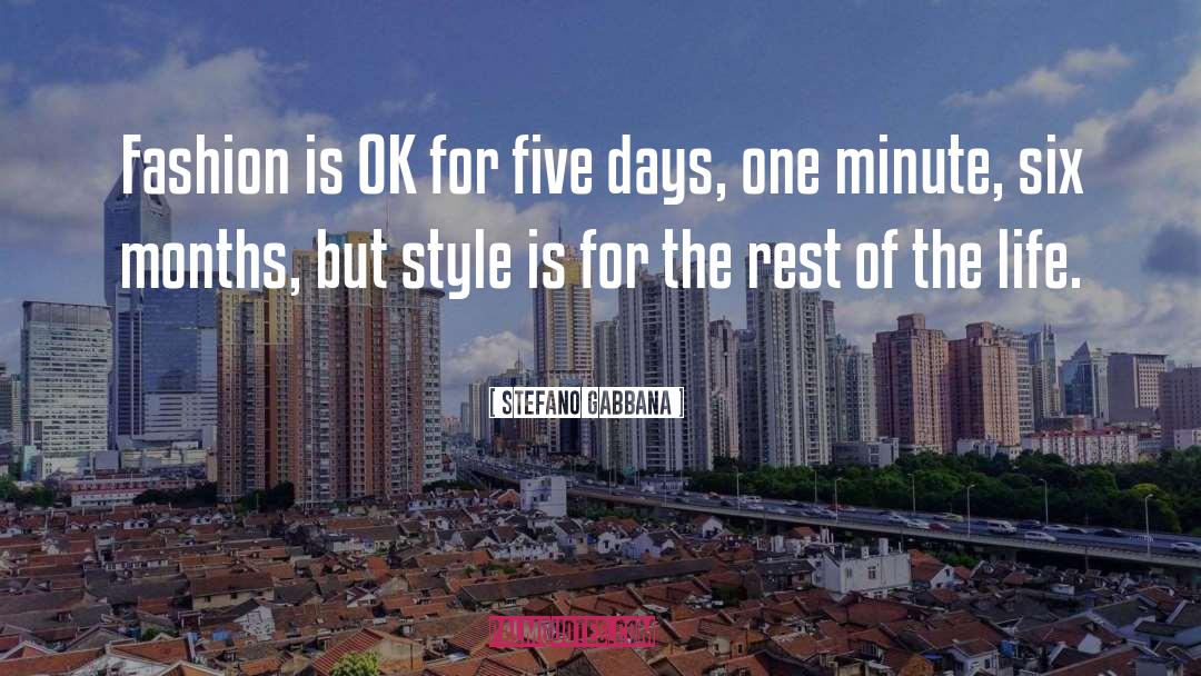 Life Style quotes by Stefano Gabbana