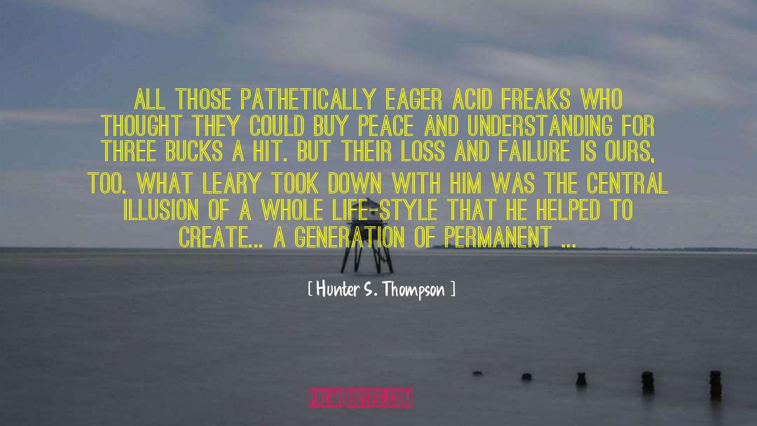 Life Style quotes by Hunter S. Thompson