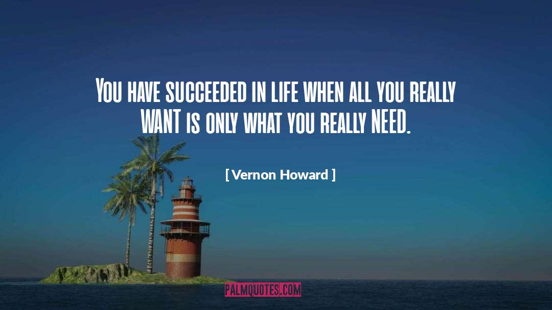 Life Success quotes by Vernon Howard