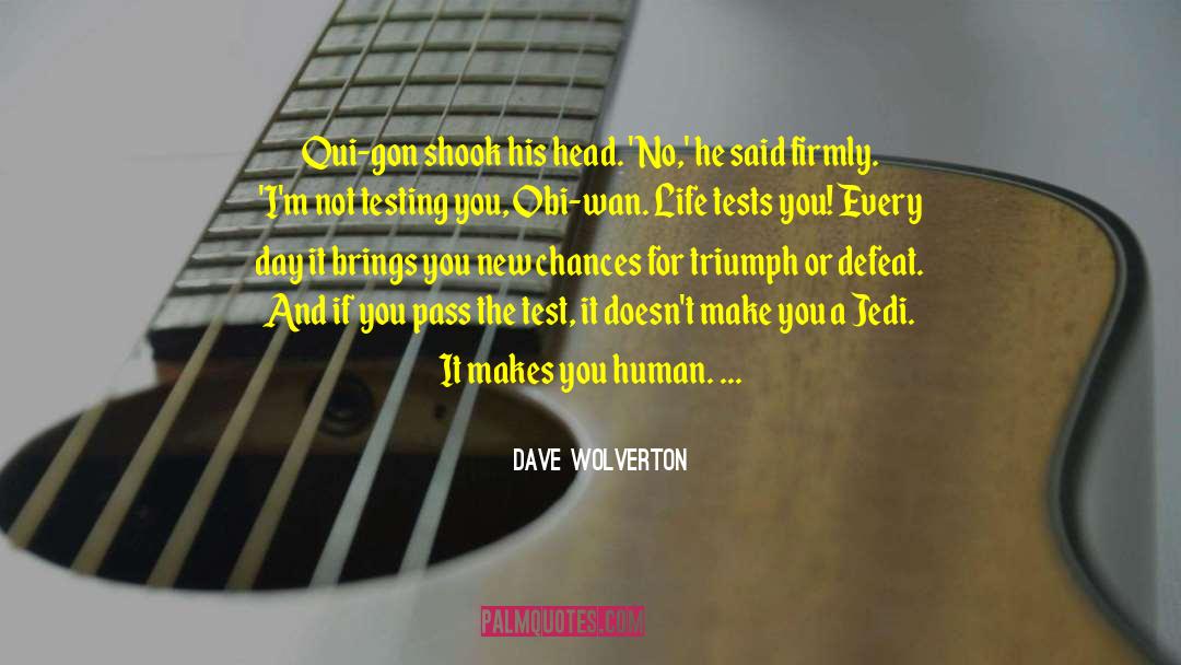 Life Test quotes by Dave Wolverton