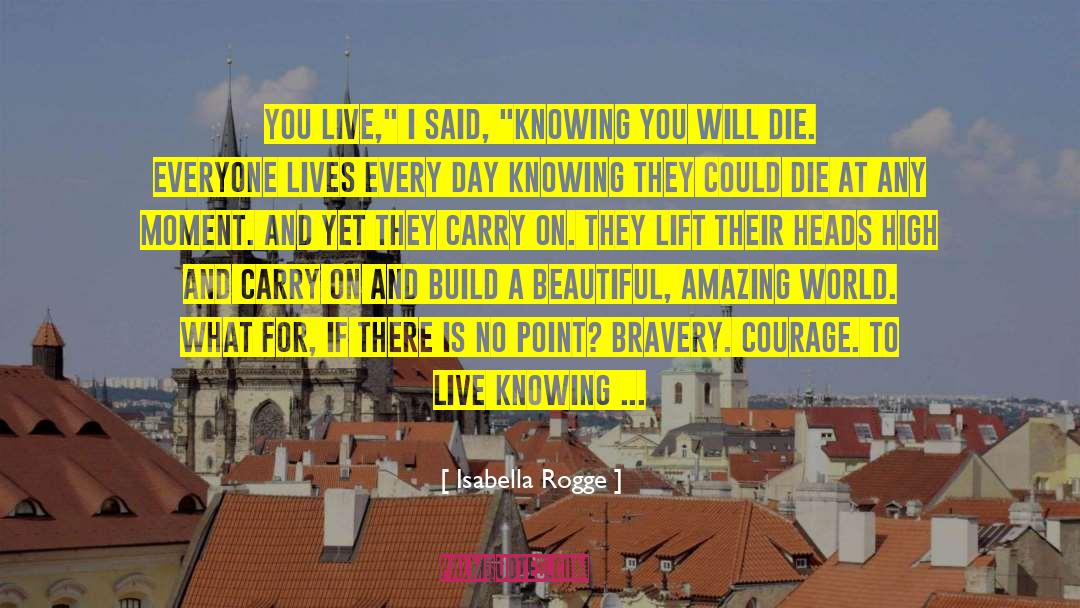 Life To The Fullest quotes by Isabella Rogge