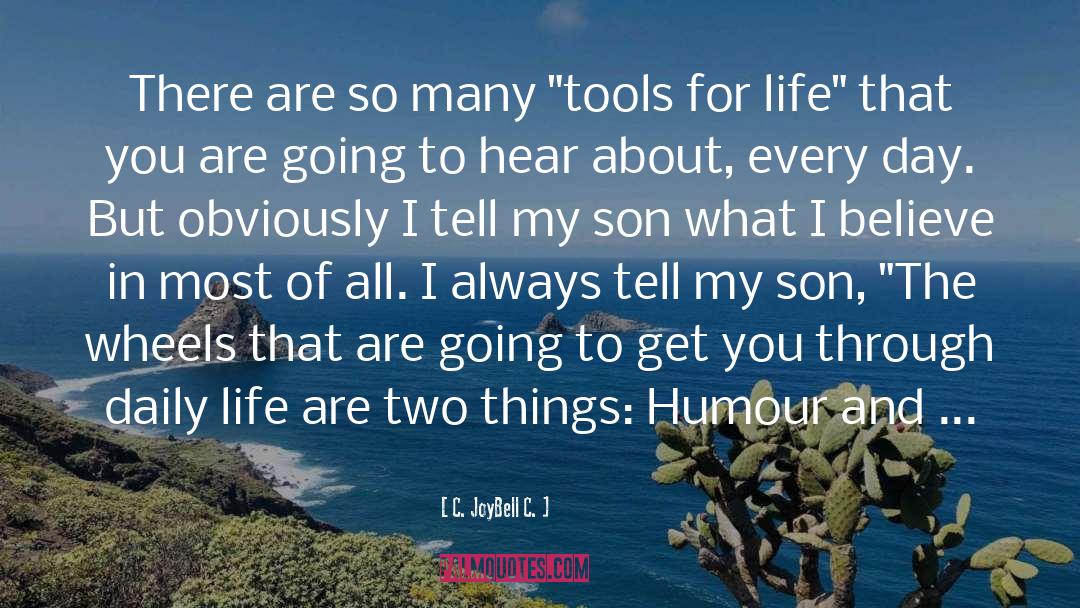 Life Tools quotes by C. JoyBell C.