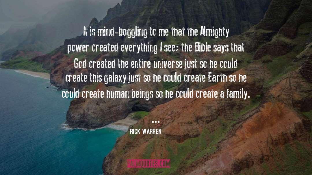 Life Universe Everything quotes by Rick Warren