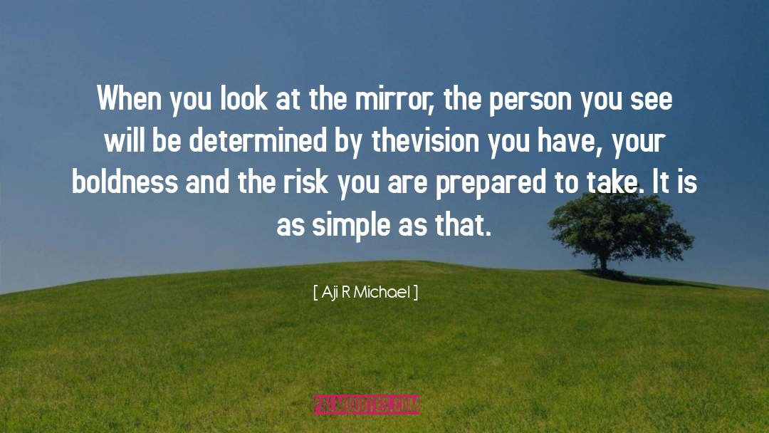 Life Vision quotes by Aji R Michael