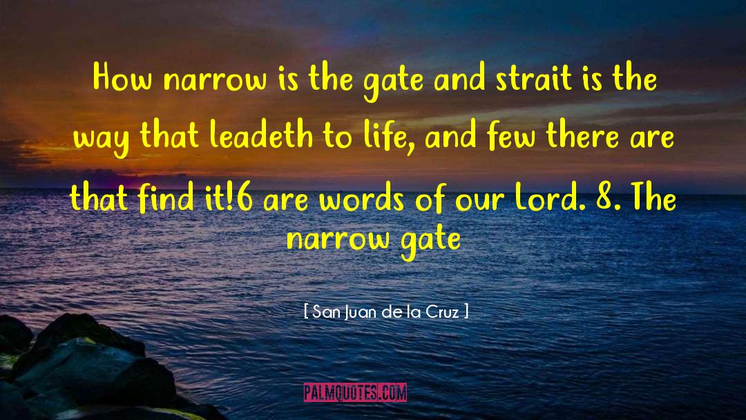 Life Words Meaning quotes by San Juan De La Cruz