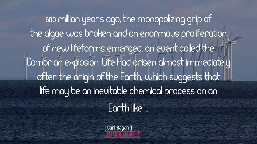 Lifeforms quotes by Carl Sagan