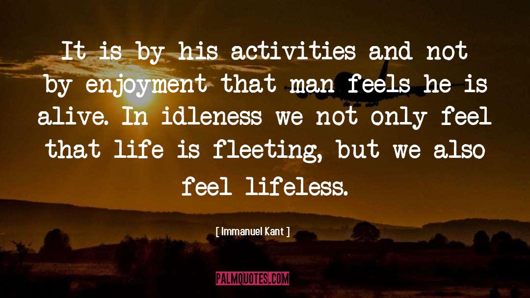 Lifeless One quotes by Immanuel Kant