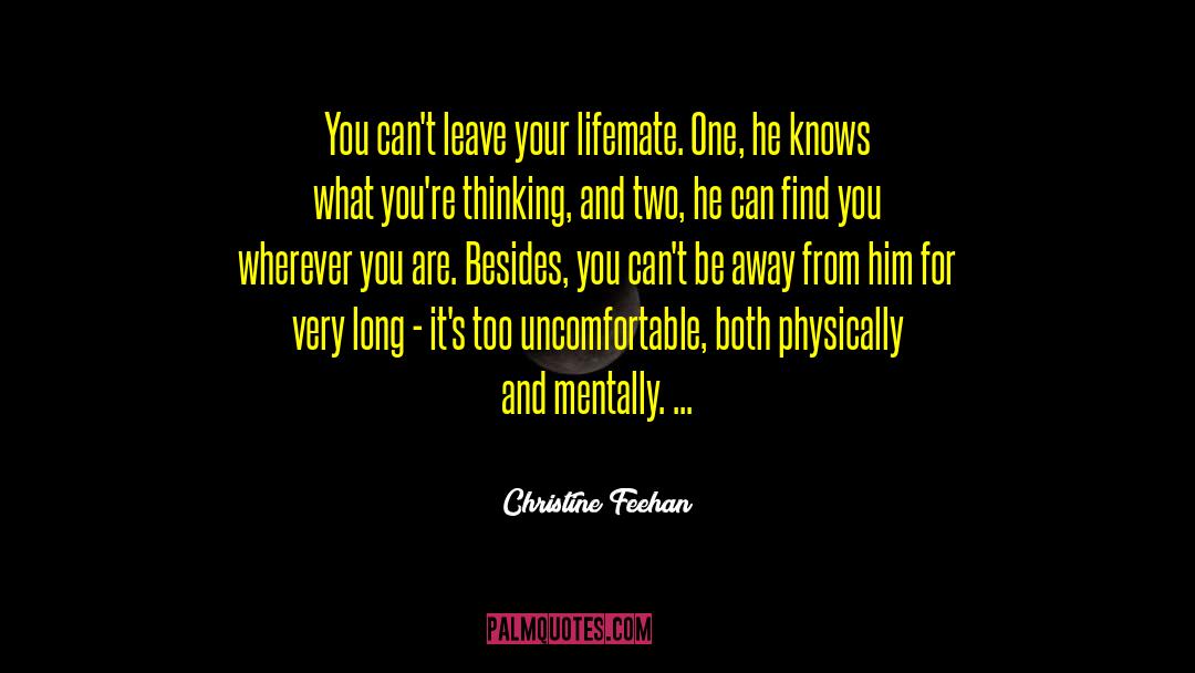 Lifemate quotes by Christine Feehan