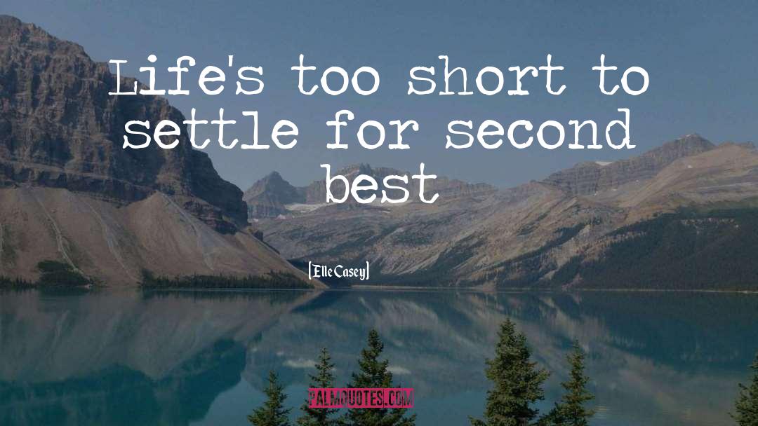 Lifes Too Short quotes by Elle Casey