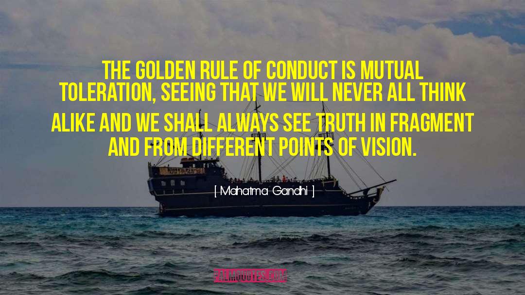 Lifes Vision quotes by Mahatma Gandhi