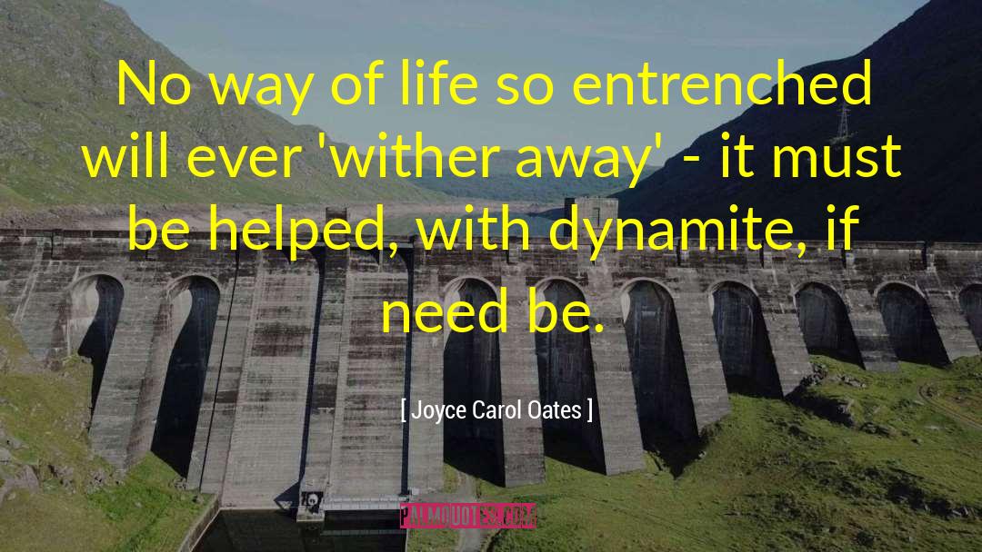 Lifestyle Change quotes by Joyce Carol Oates