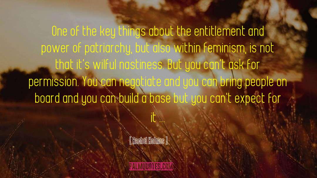 Lifestyle Of Entitlement quotes by Rachel Holmes