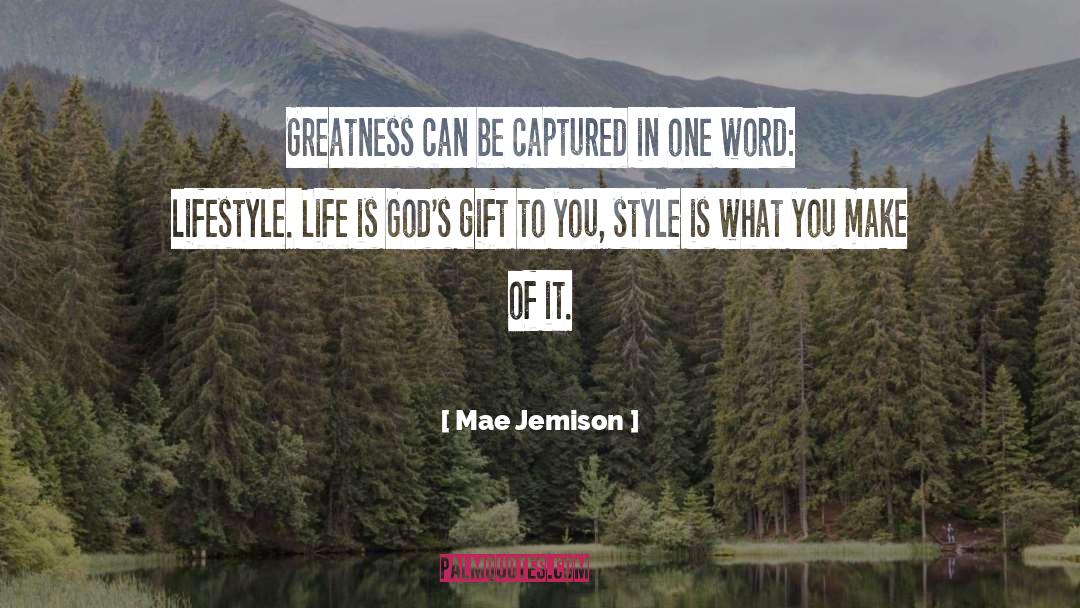 Lifestyle quotes by Mae Jemison