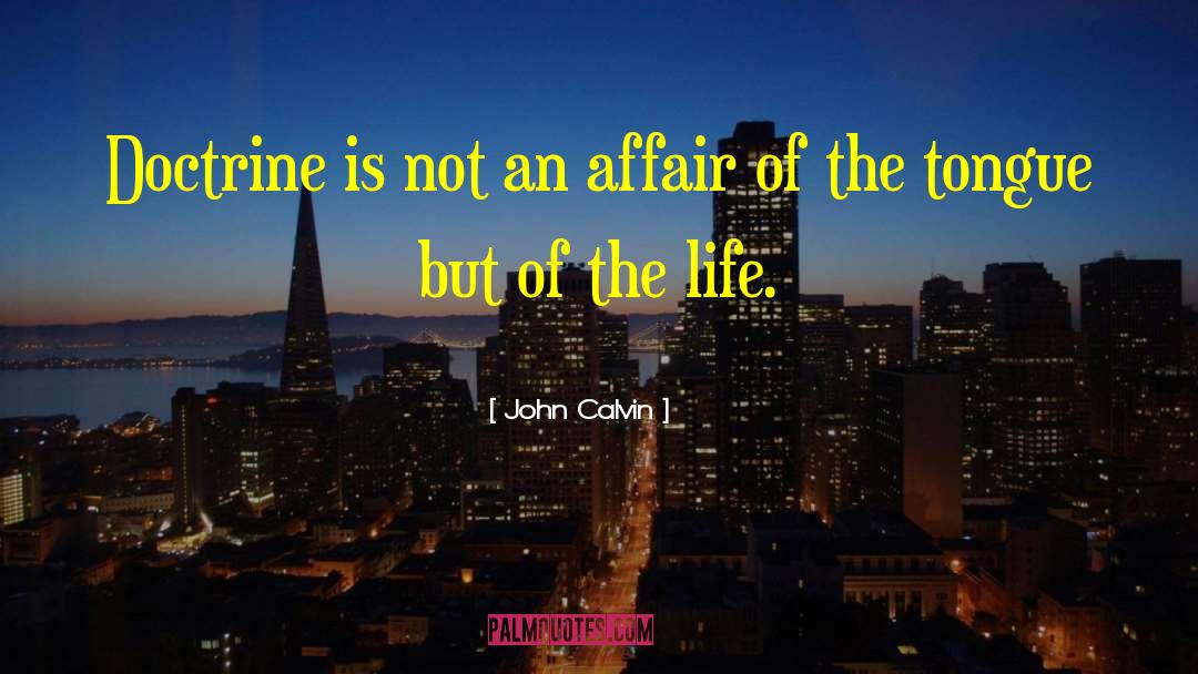 Lifestyle Witness quotes by John Calvin