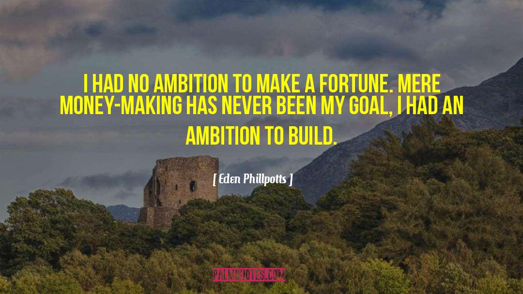 Lifetime Ambition quotes by Eden Phillpotts