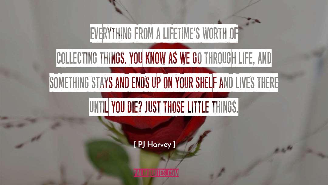 Lifetimes quotes by PJ Harvey