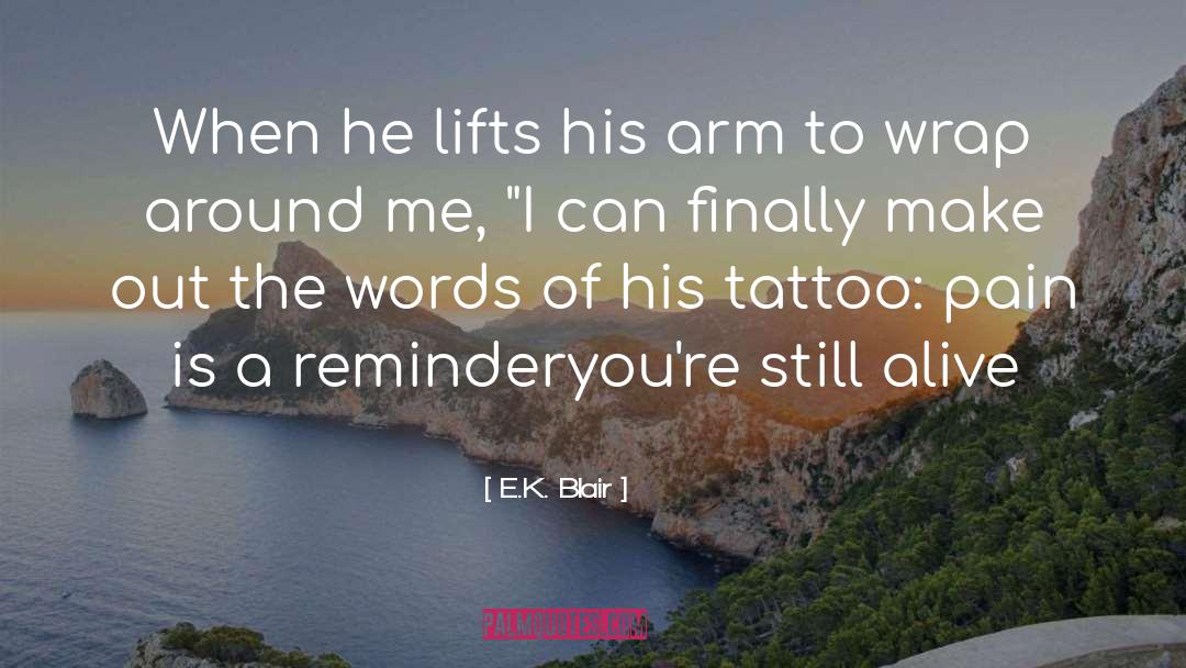 Lifts quotes by E.K. Blair