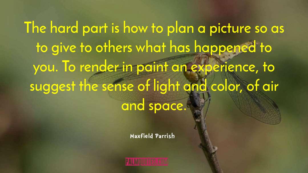 Light And Color quotes by Maxfield Parrish