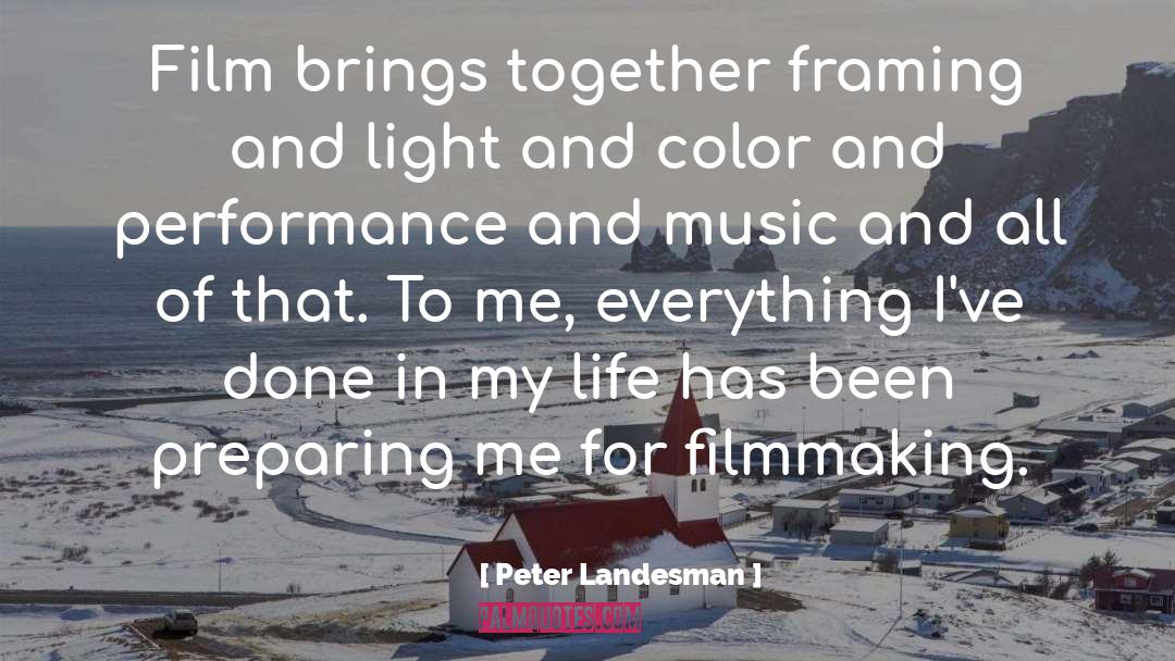 Light And Color quotes by Peter Landesman