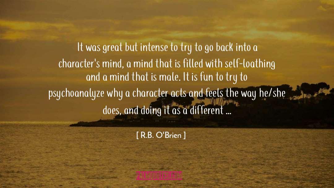 Light And Dark quotes by R.B. O'Brien