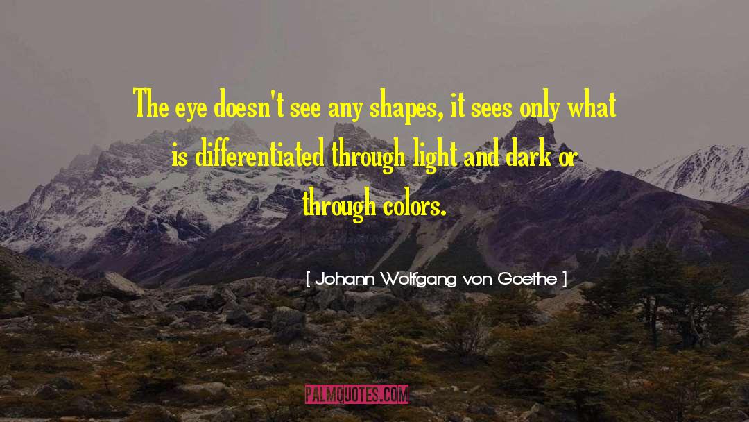 Light And Dark quotes by Johann Wolfgang Von Goethe