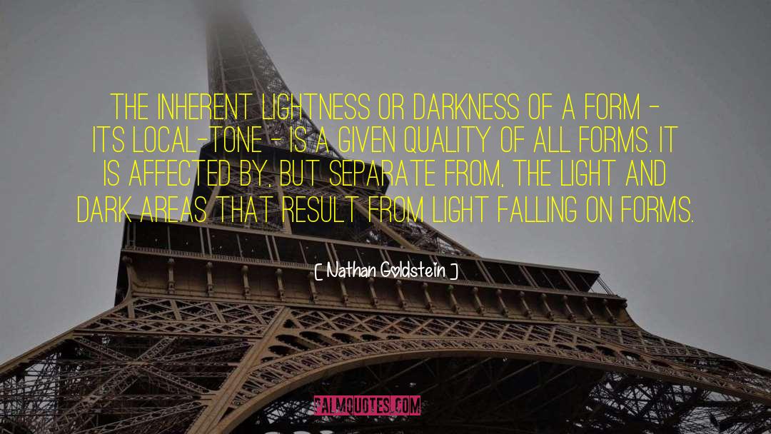 Light And Dark quotes by Nathan Goldstein