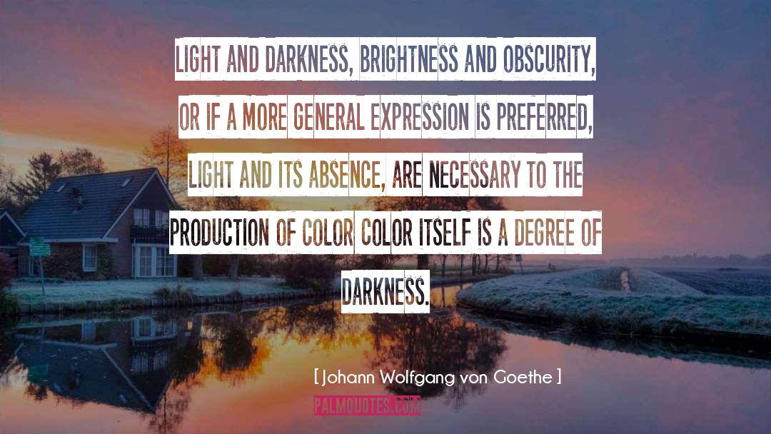 Light And Darkness quotes by Johann Wolfgang Von Goethe