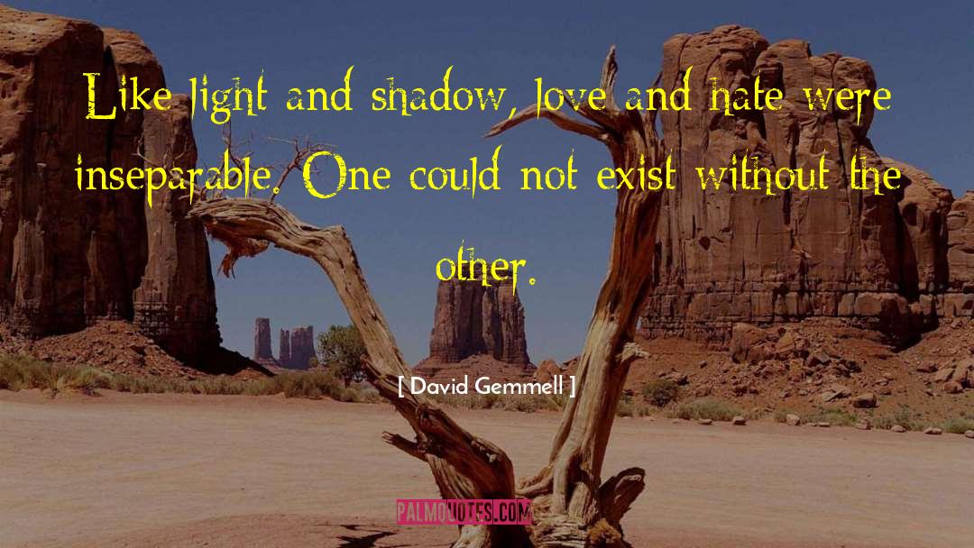 Light And Shadow quotes by David Gemmell