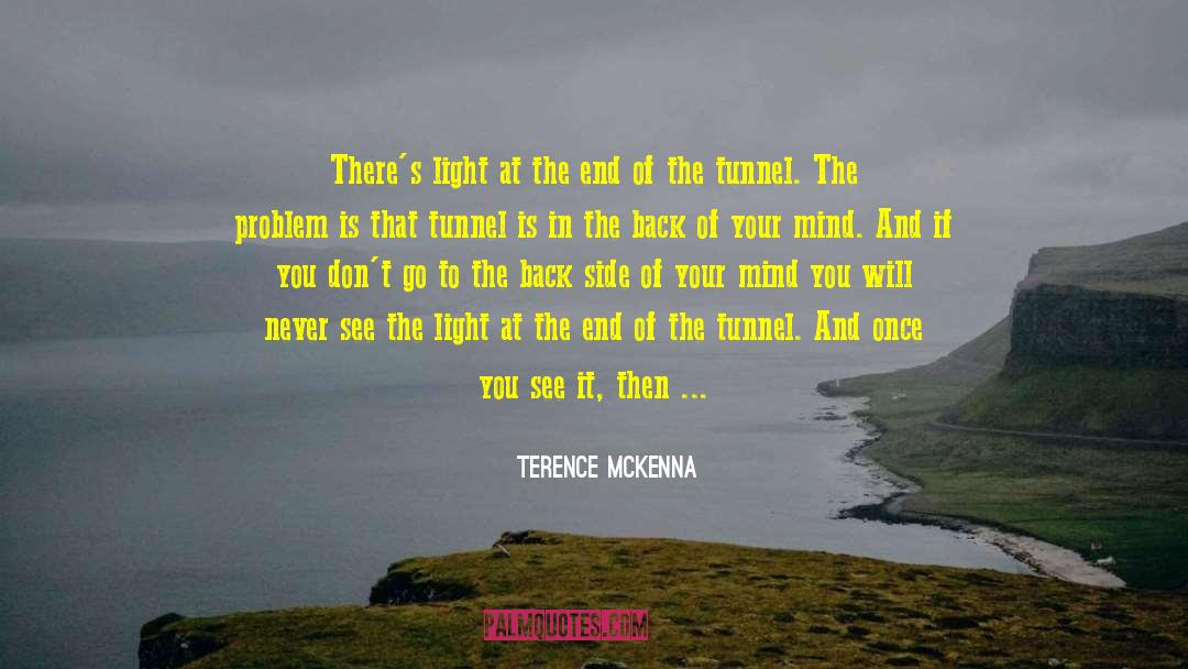 Light At The End Of The Tunnel quotes by Terence McKenna