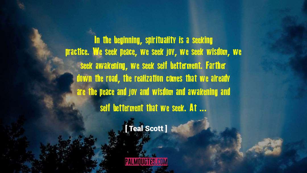 Light At The End Of The Tunnel quotes by Teal Scott