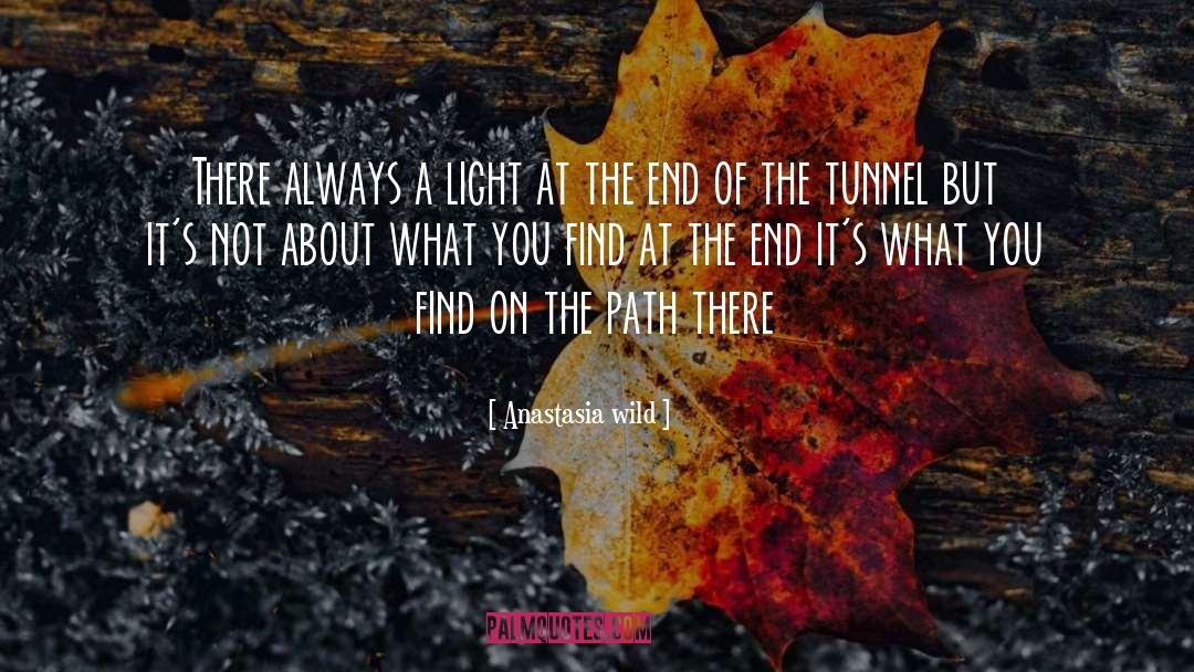 Light At The End Of The Tunnel quotes by Anastasia Wild