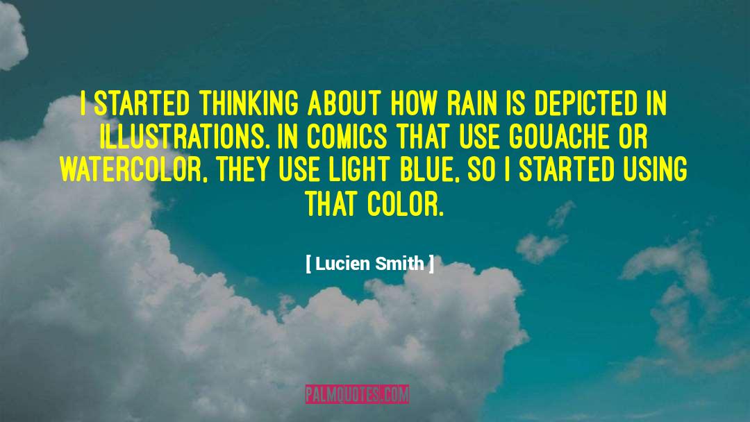 Light Blue quotes by Lucien Smith