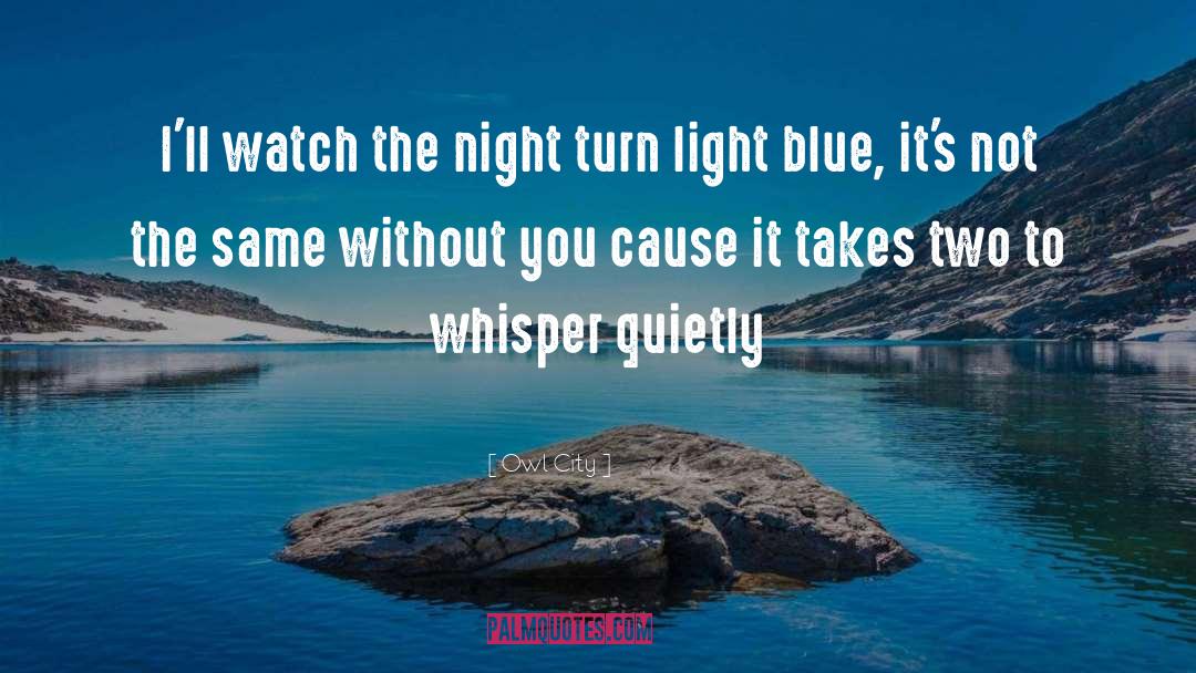 Light Blue quotes by Owl City