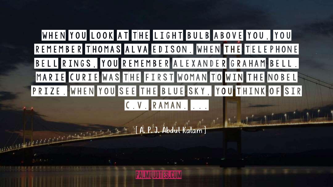 Light Bulb quotes by A. P. J. Abdul Kalam