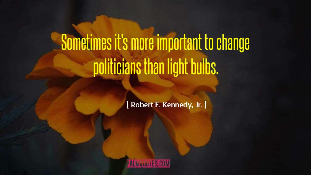 Light Bulb quotes by Robert F. Kennedy, Jr.
