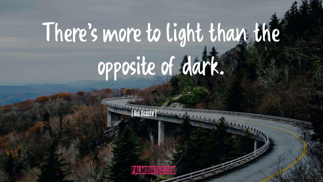 Light Dark quotes by Ric Ocasek