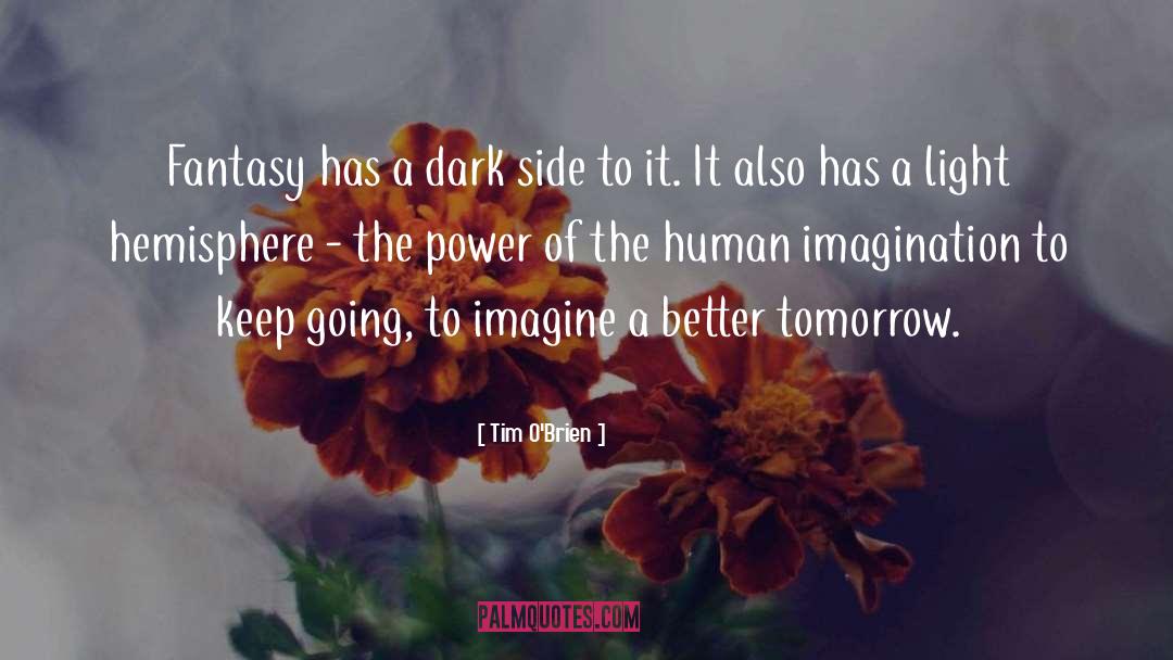 Light Dark quotes by Tim O'Brien