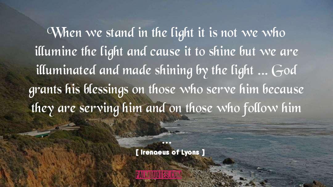 Light God quotes by Irenaeus Of Lyons