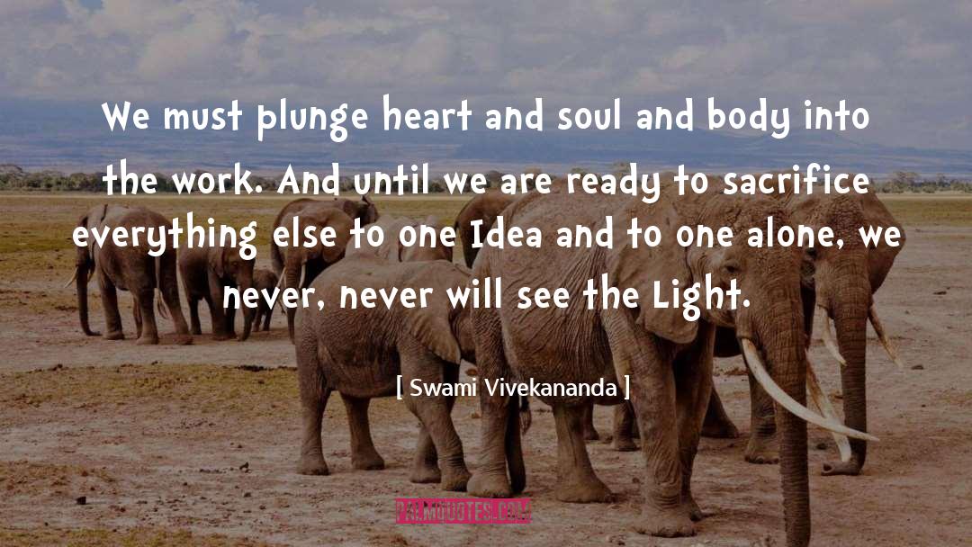 Light Heart quotes by Swami Vivekananda