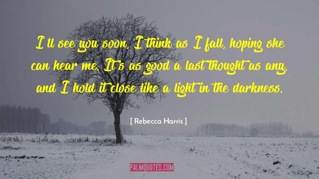 Light In The Darkness quotes by Rebecca Harris