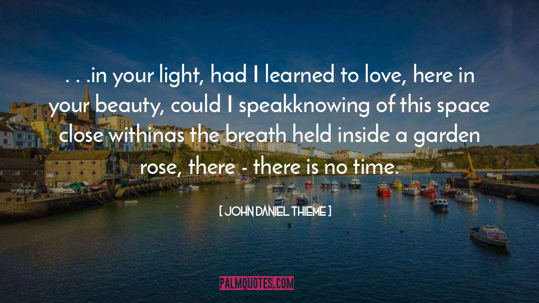Light Love quotes by John Daniel Thieme