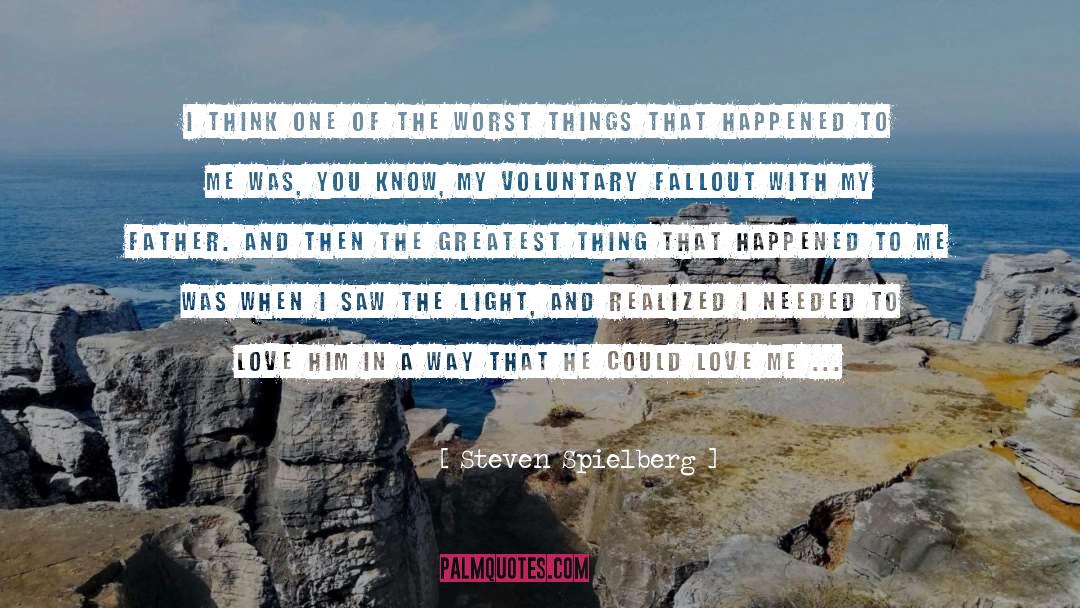 Light quotes by Steven Spielberg
