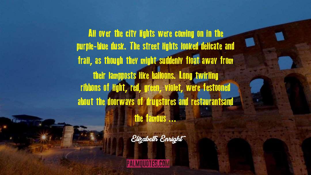 Light Series quotes by Elizabeth Enright