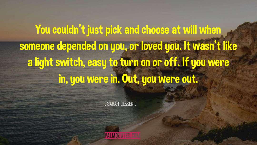 Light Switch quotes by Sarah Dessen